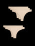 Marks & Spencer "5pk No VPL Microfibre Low Rise Thongs"